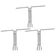 thumbnail image 2 of Kit de herramientas de instalación de sellos de copa en U para vástago de pistón de cilindro hidráulico de 3 piezas, 2 of 2