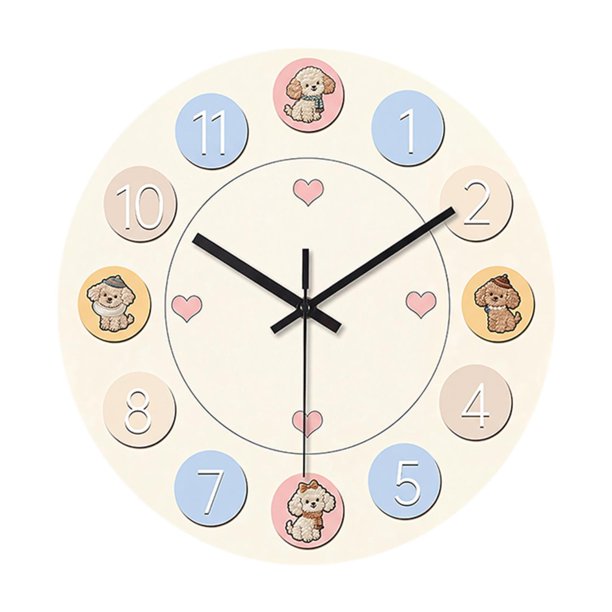 Reloj de pared redondo, moderno y silencioso, ideal para el dormitorio, el comedor o como 30 cm