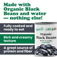 thumbnail image 3 of Organic Canned Black Beans, 14 oz (Pack of 4) - Unsalted Non-GMO Frijoles Negro. Perfect for Salads, Soups and Stews. Vegan. Made in Italy, 3 of 8