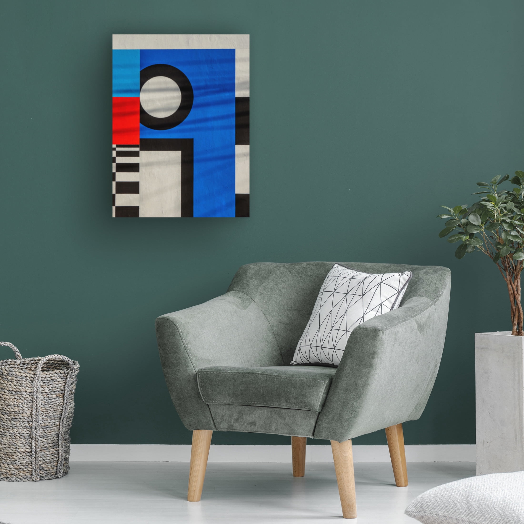 Canvas Wall Art - Marius Surleac 'I Geometry' Wall Art for Living Room, Bedroom, or Office Décor by Trademark Fine Art - 18 x 24 Inches