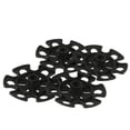 thumbnail image 5 of 4pcs Replacement Rubber Snow Basket Snowflake Disk for Hiking Trekking Poles - Black, 5 of 6