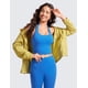 thumbnail image 3 of Top corto con almohadillas y cuello halter Butterluxe de CRZ YOGA azul XL, 3 of 5