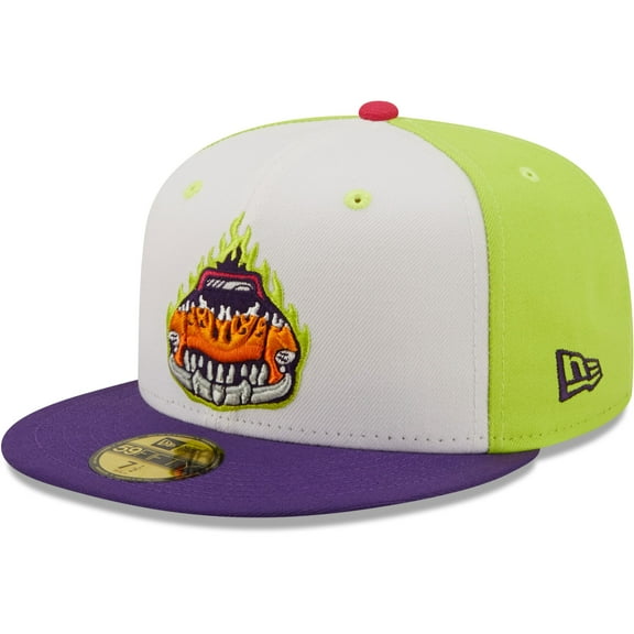 Men's New Era White/Purple B-lidos de Bowling Green Copa De La Diversion 59FIFTY Fitted Hat