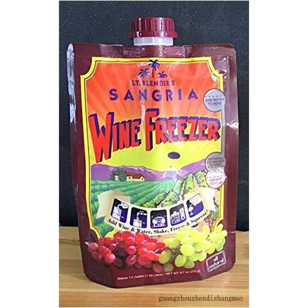 's Sangria Wine Freezer Wine Slushie Mixes Each Bag Makes 1/2