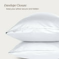 thumbnail image 6 of Bare Home Bamboo Body Pillowcase - Made from Rayon Fibers -  Soft, Cooling & Breathable - White, 6 of 9