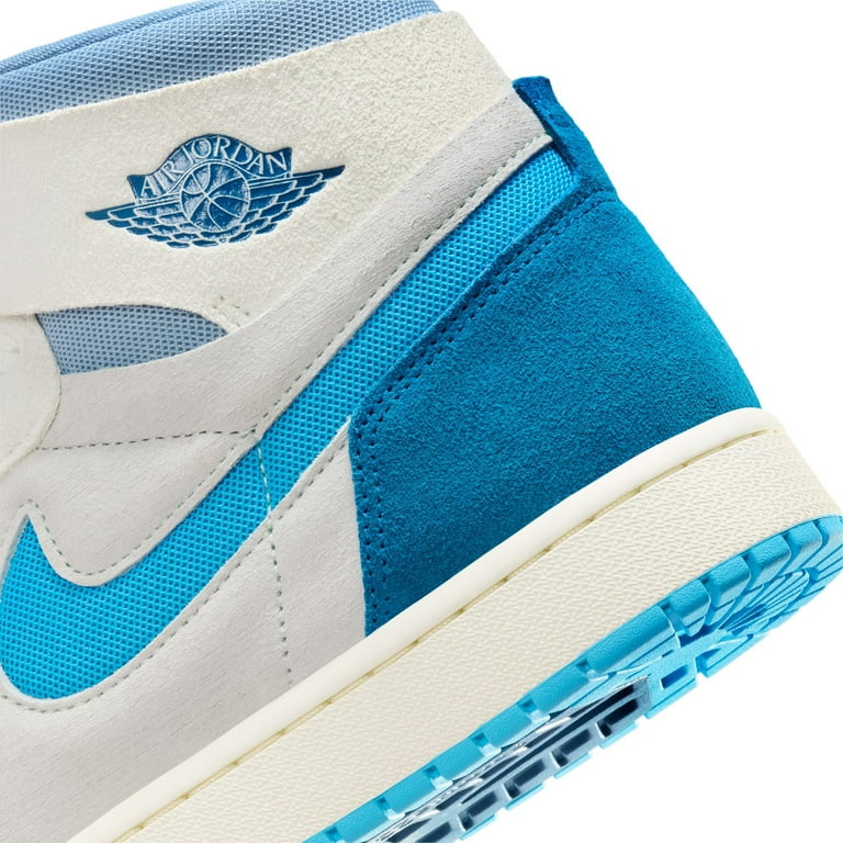 Men's Jordan 1 High Zoom Air CMFT 2 Sail/DK Pwdr Bl-Bl Gry (DV1307