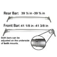 thumbnail image 5 of BrightLines Roof Rack Cross Bars Replacement for Nissan Rogue 2014-2020 a Set of 2pcs, Silver Aluminum Top Cargo Rack, 5 of 10