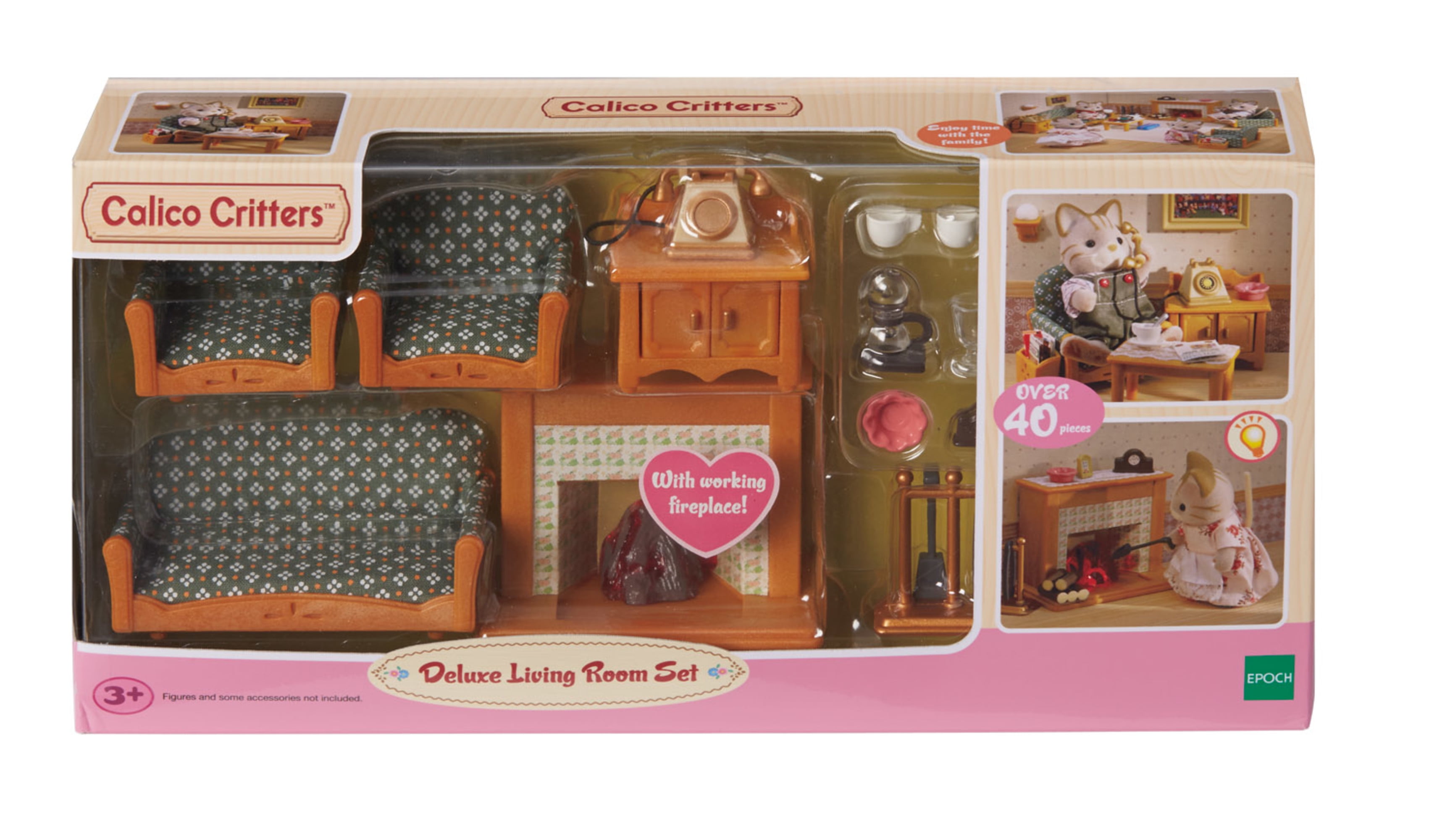 calico critters living room accessories set