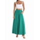 thumbnail image 1 of Pantalones Casuales de Cintura Alta para Mujer, de Color Liso, Largos y Anchos, con Bolsillos, para y Otoño. Verde S, 1 of 9