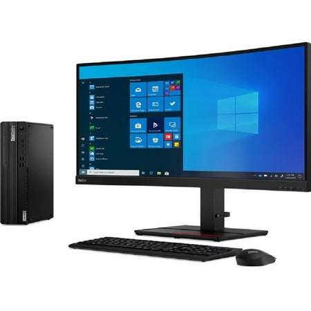 Lenovo - ThinkCentre M75s Gen 2 Tiny Desktop - AMD Ryzen 5 PRO 4650GE - 8GB Memory - Integrated AMD Radeon Graphics - 256 SSD - Black