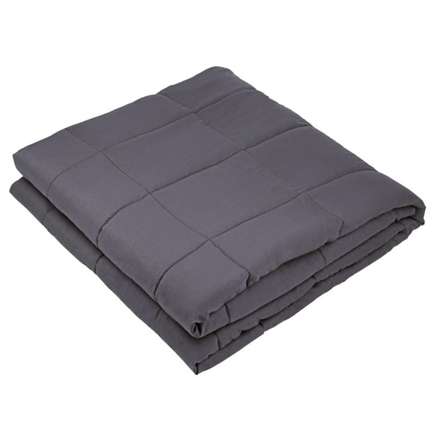 Weighted Blanket (60" x 80",15 lbs) Cotton Heavy Blanket to Improve