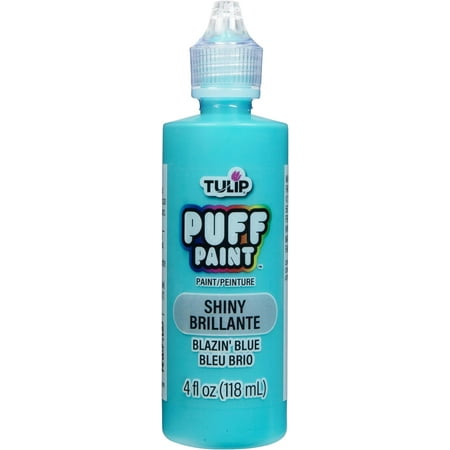 Tulip Dimensional Fabric Paint 4oz-Slick - Blazin' Blue