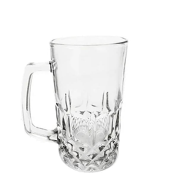 Tarro Cervecero Anera de Cristal de 500 ML con Diseño de Rombos