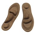 thumbnail image 4 of 2 pares de plantillas de protección para pies Zulema esponja 4D, 4 of 8