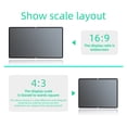 thumbnail image 3 of Projector Screen Grey 16:10 Metal Anti Light Curtain Reflective Fabric Cloth Projection Screens For 3D HD DLP Projector ,Wrinkle-Free, 3 of 6