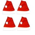 thumbnail image 1 of 10 X Children Christmas Hats / Santa Hats / Christmas Red Felt Hats, 1 of 2