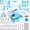 Blue (208 PCS), variant on Cake Decorating Kit: Decorating Supplies Tools Kit 235 PCS Baking Accessories Include Spiping Bags and Tips Set, Piping Tips Set, Spatulas, Cake Scraper, 100 Piping Bags, Purple