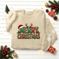 thumbnail image 5 of AnuYalue Christmas Sweatshirt for Women Trendy Merry Christmas Shirt Xmas Long Sleeve Outfits Crewneck Pullover, 5 of 8