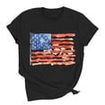 thumbnail image 4 of Women 4th of July Independence Day Shirts Funny Patriontic Graphic Short Sleeve Tee Tops, 4 of 6