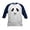 Navy/White, variant on CafePress - Stitched Panda Face Baseball Jersey - Kids Cotton Baseball Jersey, 3/4 Sleeve Shirt