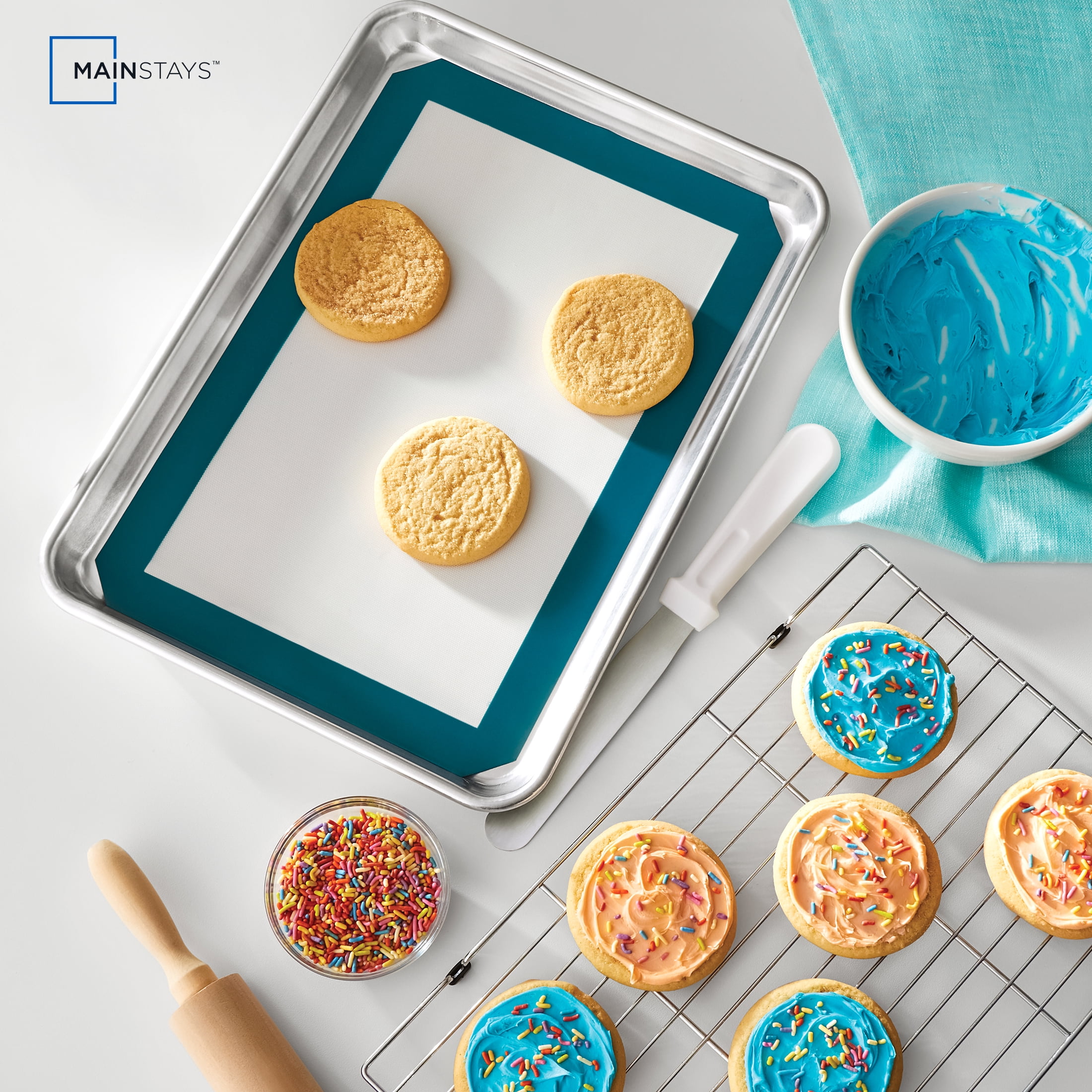 Mainstays 3 Piece Aluminum Multi-Purpose Baking Set