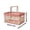 Pink, variant on Tarmeek Portable Picnic Accessories Handheld Wicker Basket Set with Cutlery Set and Plates for Outdoor Dining, Reusable Durable Storage for Family Camping Adventures