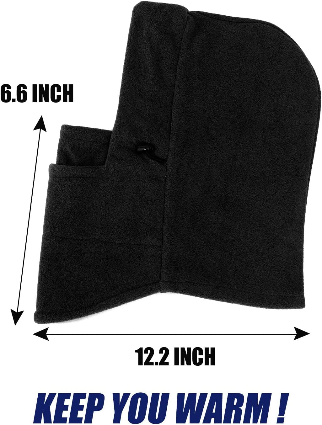 Bravo! Balaclava Face Mask Men Women Winter Windproof Drawstring Motorcycle Outdoors Ski Mask
