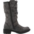 thumbnail image 6 of Rocket Dog Trumble Black Fashion Zipper Mid Calf Rounded Toe Riding Ankle Boots, 6 of 7