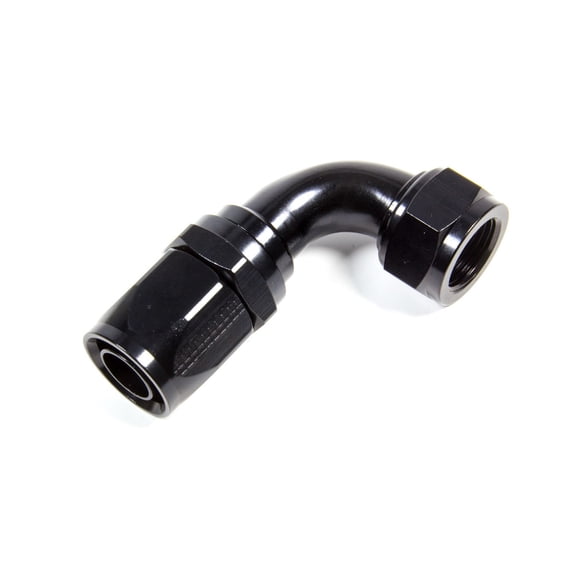 Fragola Performance 229013-Bl Hose Fitting #12 90 Degree To #16 Hose Black