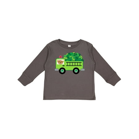 

Inktastic Irish St Patricks Day Fire Truck Gift Toddler Boy or Toddler Girl Long Sleeve T-Shirt