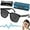 Black, variant on Lenskey AI Translation Glasses, 144 Language Real-Time Translation Glasses, Music Player & Hands-Free Calls (White)