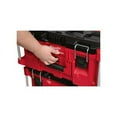 thumbnail image 2 of Milwaukee Tool PACKOUT Large Tool Box, Polymer, Black/Red, 22 in W x 16-1/4 in D x 11 in H, 2 of 4