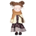 thumbnail image 2 of Muñeca de peluche de niña hecha a mano, linda muñeca de niña, juguete de peluche, regalo de cumpleaños de Navidad para niños, 2 of 10