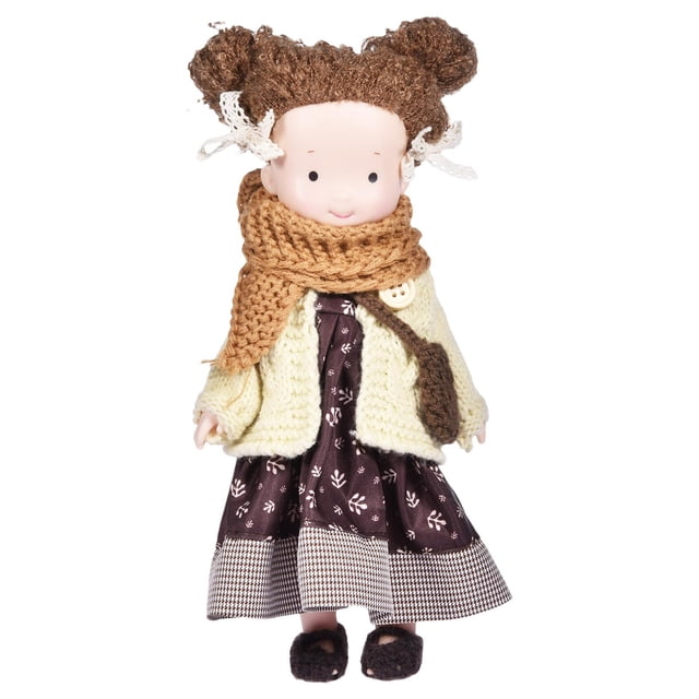Muñeca de juguete de peluche hecha a mano para niños, muñecas lindas para niñas, juguete de peluche, regalo de cumpleaños de Navidad para niños