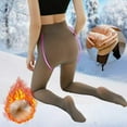 thumbnail image 5 of 2Pcs Thermal Pantyhose Woman Winter Sock Pants Polar Fake Stocking for Women Panty Skin Effect Translucent Fleece Tights Warm Legging, 5 of 8