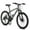 Grey, variant on Ambifirner 24 Inch Mountain Bike - Steel Frame - Shimano 21 Speed - Dual Disc Brakes and Front Suspension - MTB