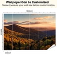 thumbnail image 3 of Peel and Stick Wallpaper Waterproof Scenic sunrise view Blue Ridge autumn Wall Mural Decor Self Adhesive and Removable 100in x 144in, 3 of 8