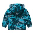 thumbnail image 3 of Toddler Boys Rain Jackets Girls Cartoon Prints Casual Light Coat Hooded Jacket Windproof Zipper Outwear Raincoat Windbreakers For Kids,Size 9-10 Years, 3 of 3