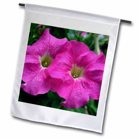 3dRose, Pink Petunia, 12 x 18 inch Garden Flag