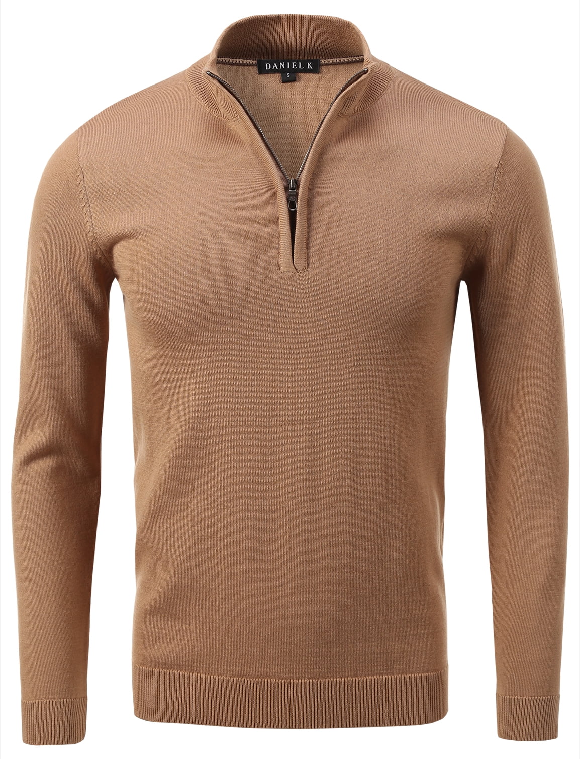Download Daniel K - Daniel K Men's Vintage Half Zip-Front Mock Neck ...