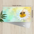 thumbnail image 2 of License Plate, Bee on Daisy Decorative Front,Personalized Stainless Steel License Plate Cover For Men Women,12.2" X 6.2", 2 of 6