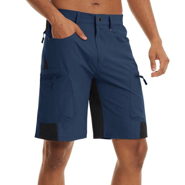 TACVASEN-pantalones cortos para hombre, Shorts de secado rápido hasta la rodilla, para senderismo, pesca, correr, ligeros, con múltiples bolsillos, para entrenamiento Fivean unisex