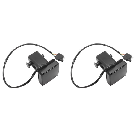 Katigan 2-Pack 2-Inch 15-LED Trailer Hitch Brake Light with Pin for Towing and Hauling, No Blink with Turn Signals