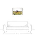 thumbnail image 3 of Creative Products Sunflower Tractor Window 20x30 Canvas Wall Art, 3 of 4