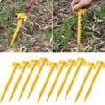 thumbnail image 2 of 10pcs Plastic Tent Camping Tents Support Accessories Anchor Shelter, 2 of 5