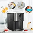 thumbnail image 4 of Auseo Ice Maker Countertop with Soft Chewable Ice, 44 Lbs/24H, Self-Cleaning, One-Click Operation for Home/Party(Black), 4 of 9