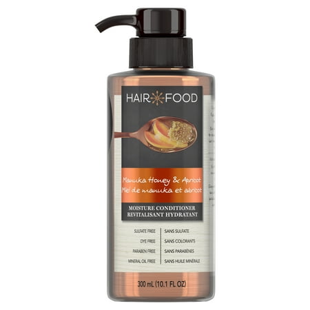 Hair Food Manuka Honey & Apricot Sulfate Free Conditioner, 300 mL, Dye Free (Best Moisturizing Conditioner For Natural Black Hair)