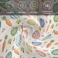 thumbnail image 6 of Easter Cloth Napkins, Striped Colorful Eggs Spring Vintage Botanical Washable and Reusable Dinner Napkins Set of 4, Table Napkin for Kitchen Party Birthday Wedding Hotel Housewarming 20"x20", 6 of 9