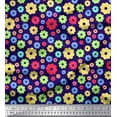thumbnail image 1 of Soimoi Poly Georgette Fabric Floral Clip Art Print Fabric by The Yard 42 Inch Wide, 1 of 1
