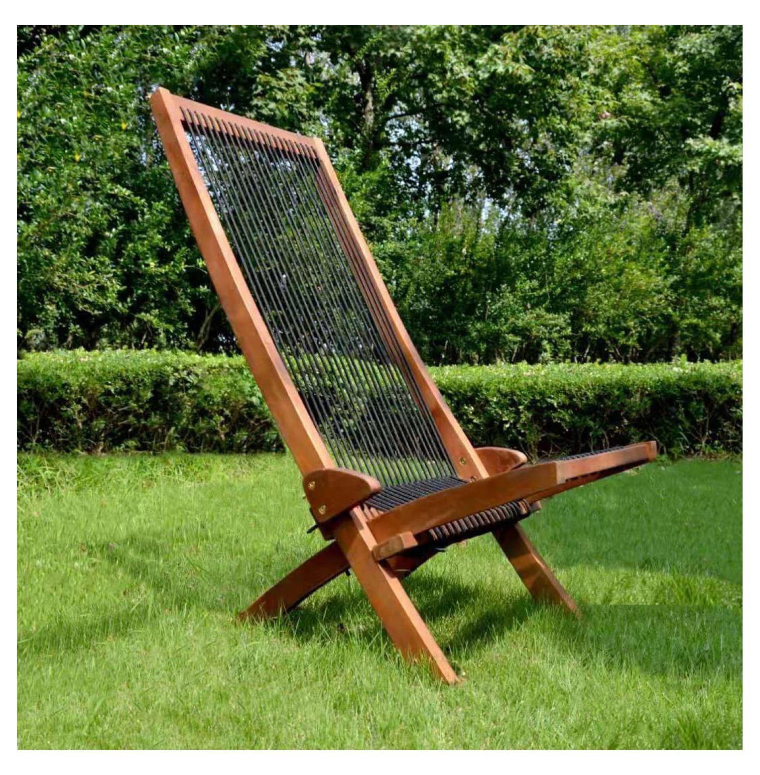 Furniture Accessory Clevermade Tamarack Folding Wooden Outdoor
